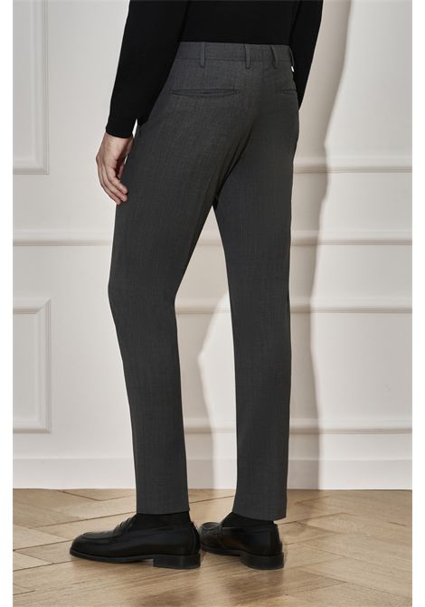 PT Torino Pantaloni Skinny Dieci in Lana Batavia Grigio Antracite Uomo PT TORINO | Pantaloni | CO-AFX0Z00FWD0250